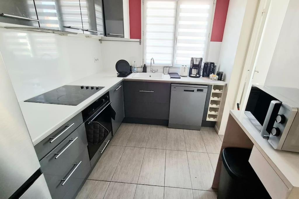 Appart Cosy & Spacieux-Metro7 Louis-Aragon+Parking Vitry-sur-Seine Exterior foto